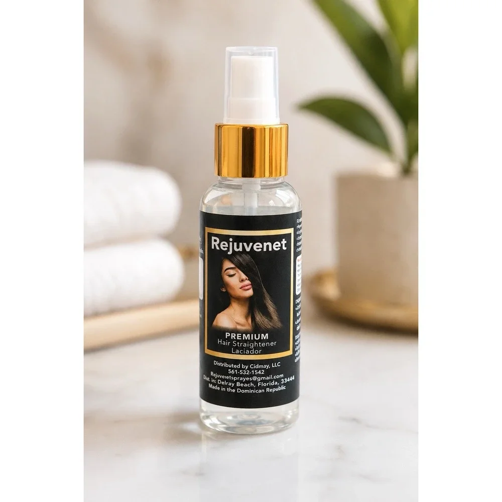 Rejuvenet Premium Hair Straightener Oil 4 oz Argan & Macadamia Anti Frizz